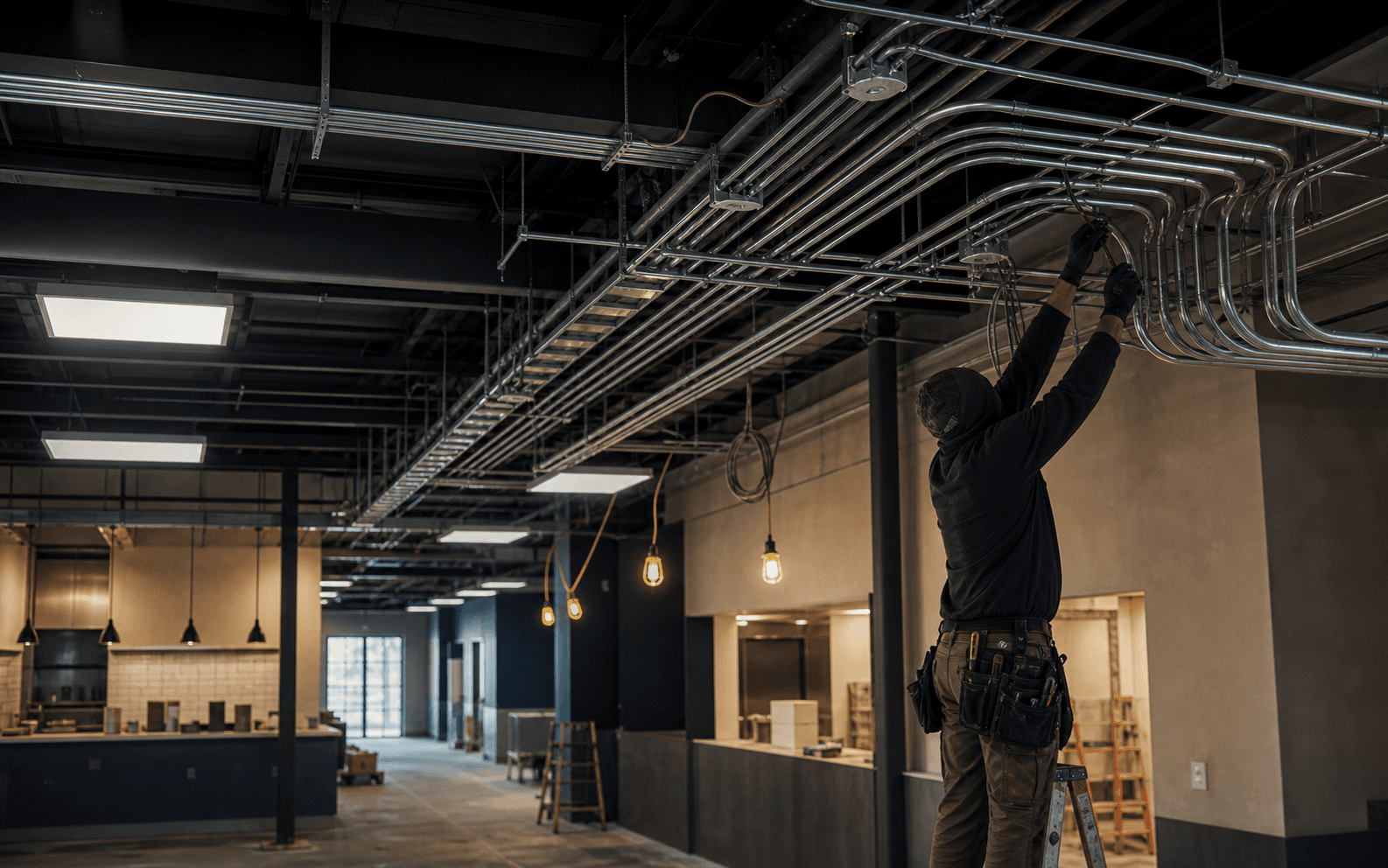 tenant finish-outs guidance from Uncle Sam's Electric in Waco, Texas